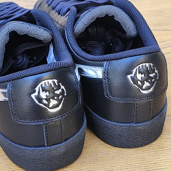 Nike Men's SB Zoom Blazer Low x Dancer Black & Silver Skateboard Sneakers Size10 - Picture 10 of 11